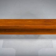 Mid-century modern teak wall shelf by Walter Wirtz for Wilhelm Renz, Germany, 1960s
