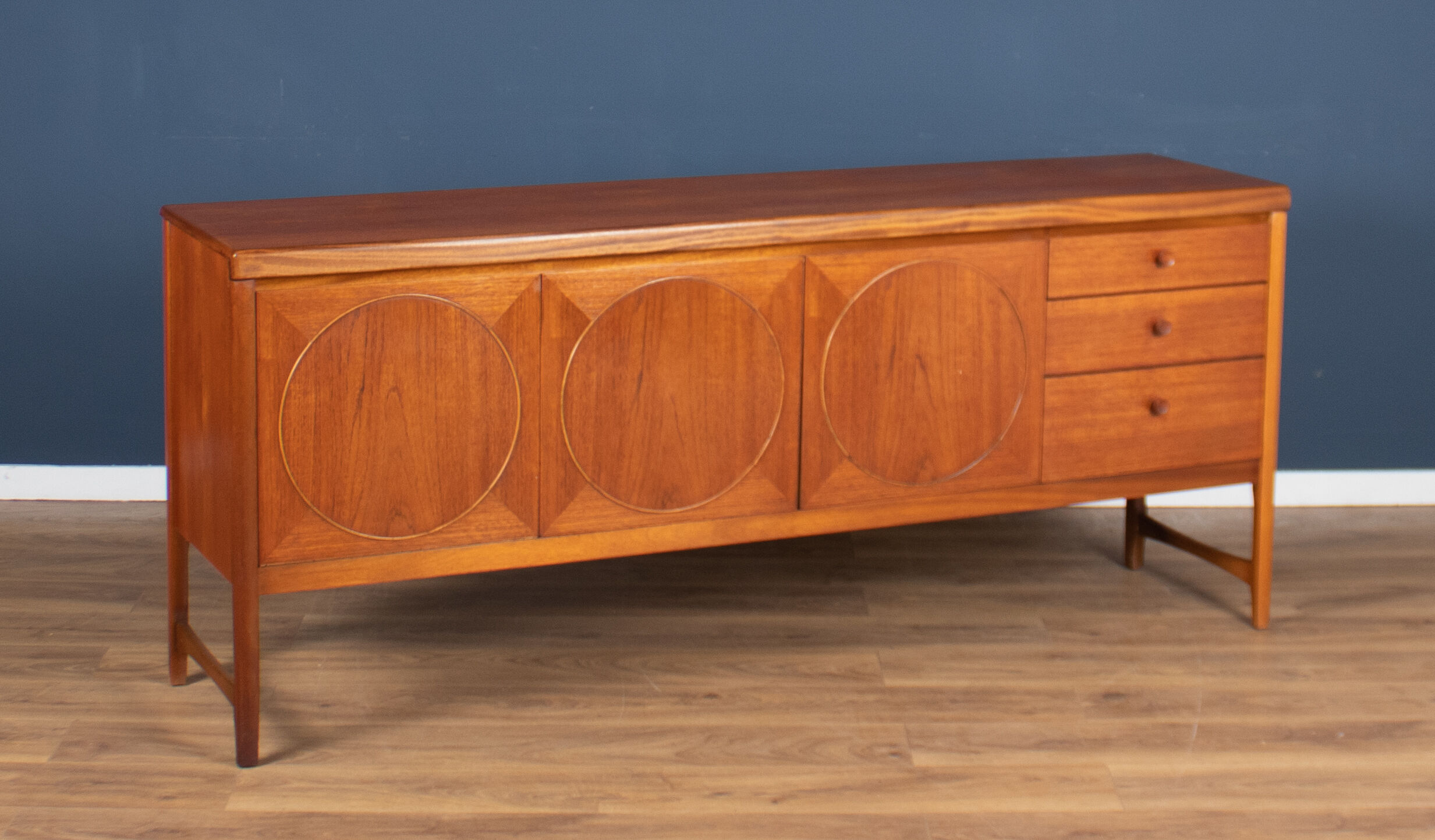 Retro teak 1960s nathan circles mid century sideboard