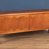 Retro teak 1960s nathan circles mid century sideboard