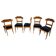 Biedermeier Chairs in Cherry Wood, Germany, 1830s, Set of 5