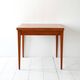 1960s Vintage Scandinavian Square Teak Dining Table