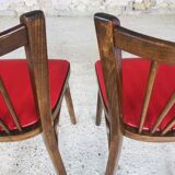 Pair of bistro chairs model # 153 by Baumann, circa 50/60