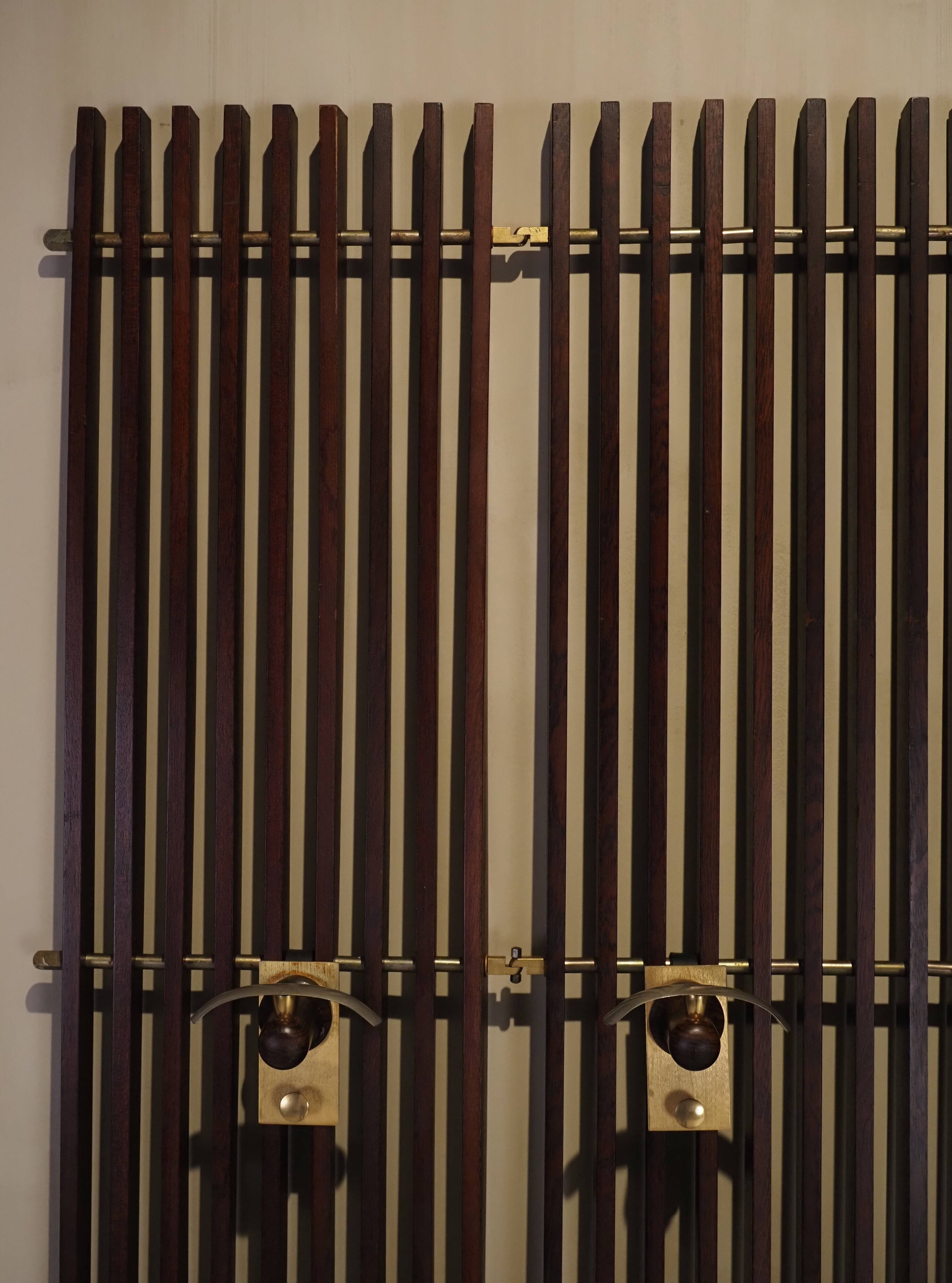 Porte-manteau modulaire italien des années 1950