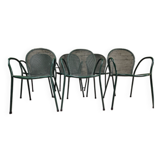 Set de 6 chaises fauteuil  Ronda Design Aldo Ciabatti pour Emu