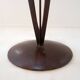 Vincent wegnez sculptural bronze and glass console table - belgium 20th