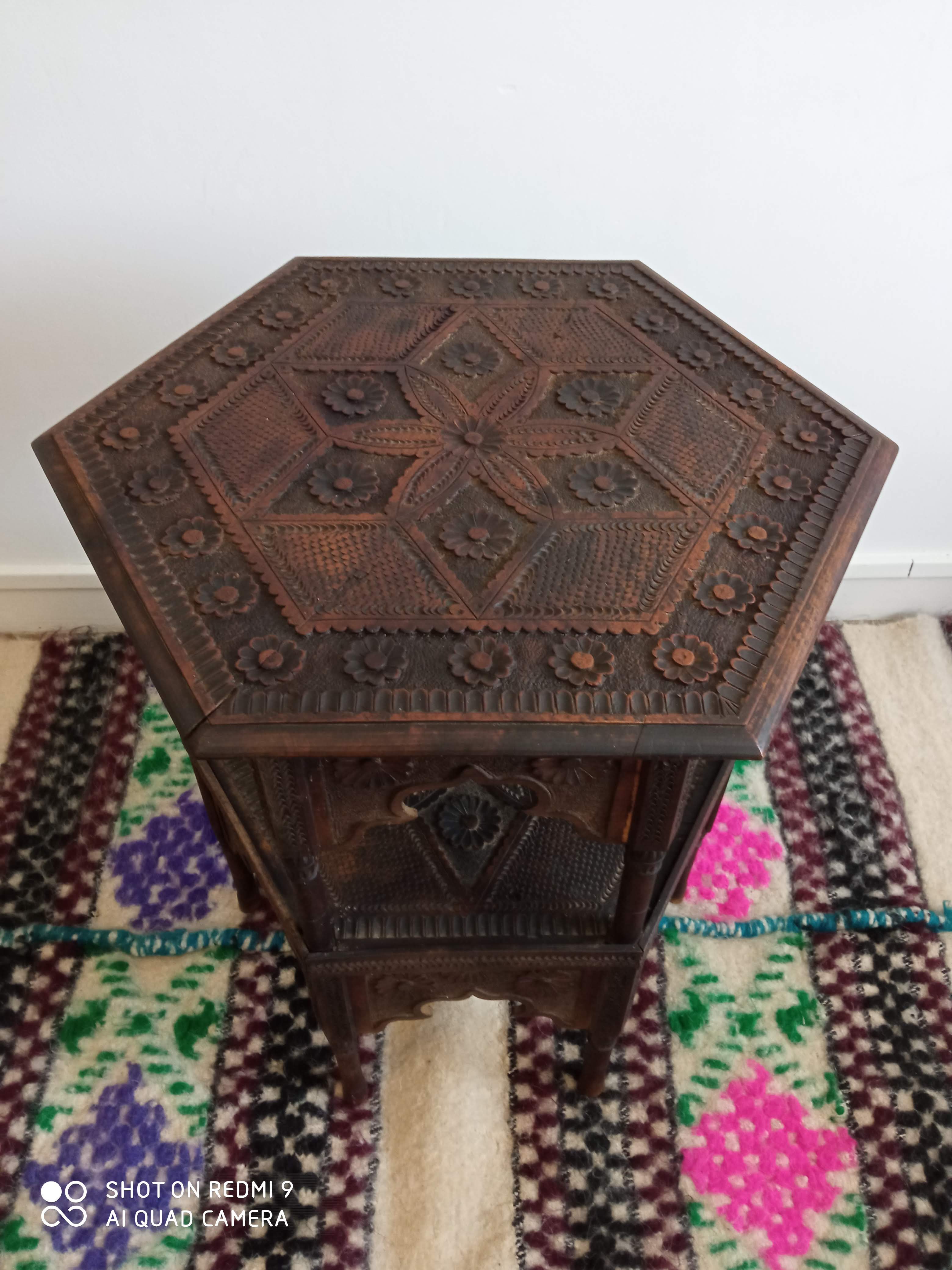 Indian wood healing carved around 1950