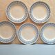 Suite of 5 flat plates Digoin Saarguemines