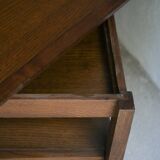 Low wooden cabinet with tray, 1965