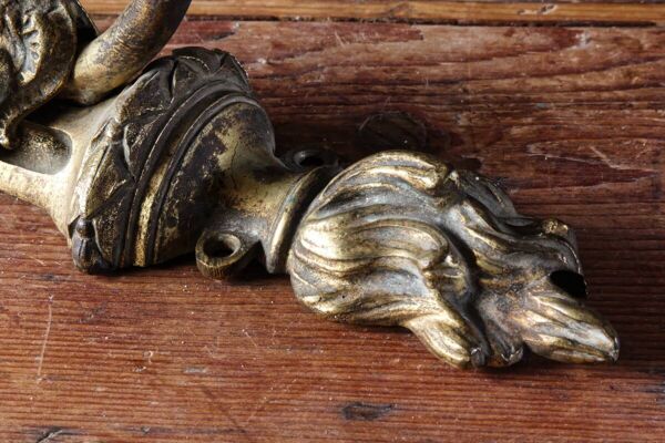 Paire d'appliques murales bec de gaz, style Empire