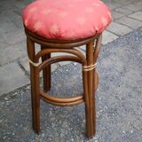 Rattan bar and two stools
