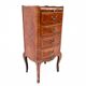 Petite commode ancienne à plateau en marbre, France, vers 1930