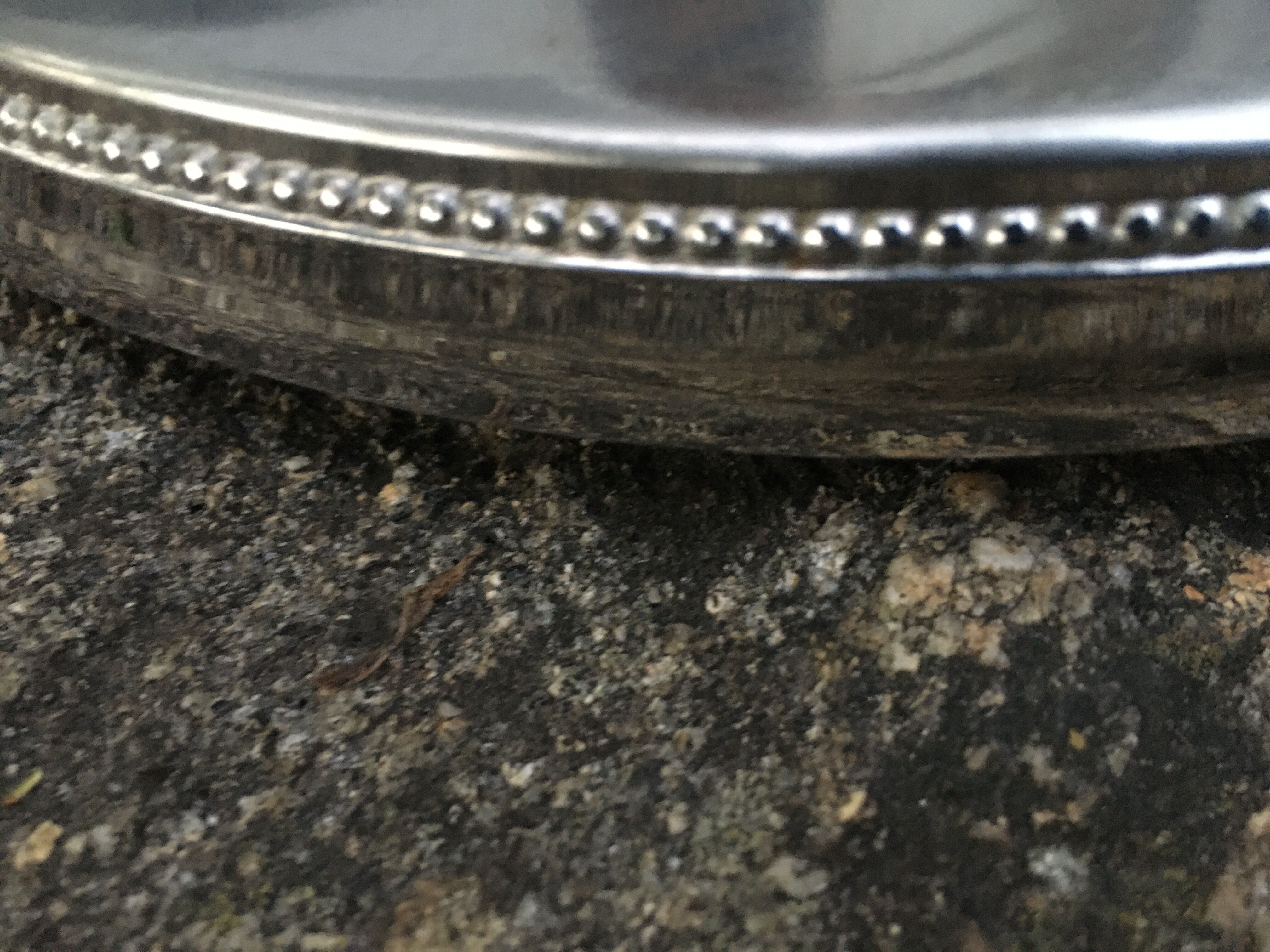 Vintage stainless steel flat