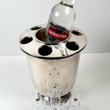 Vodka freshener with 6 glasses in Portieux crystal