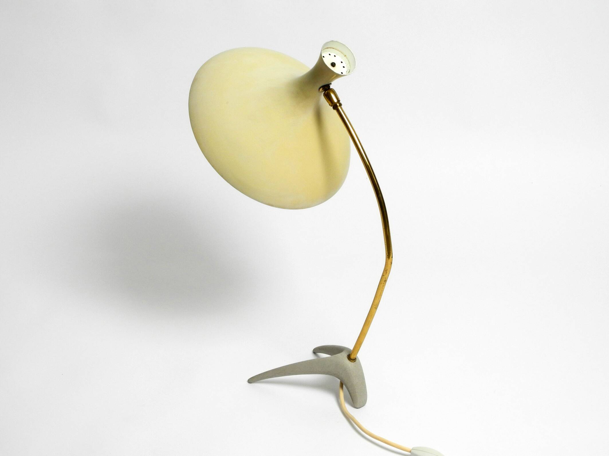Large Mid Century crow's foot table lamp by Karl Heinz Kinsky for Cosack
