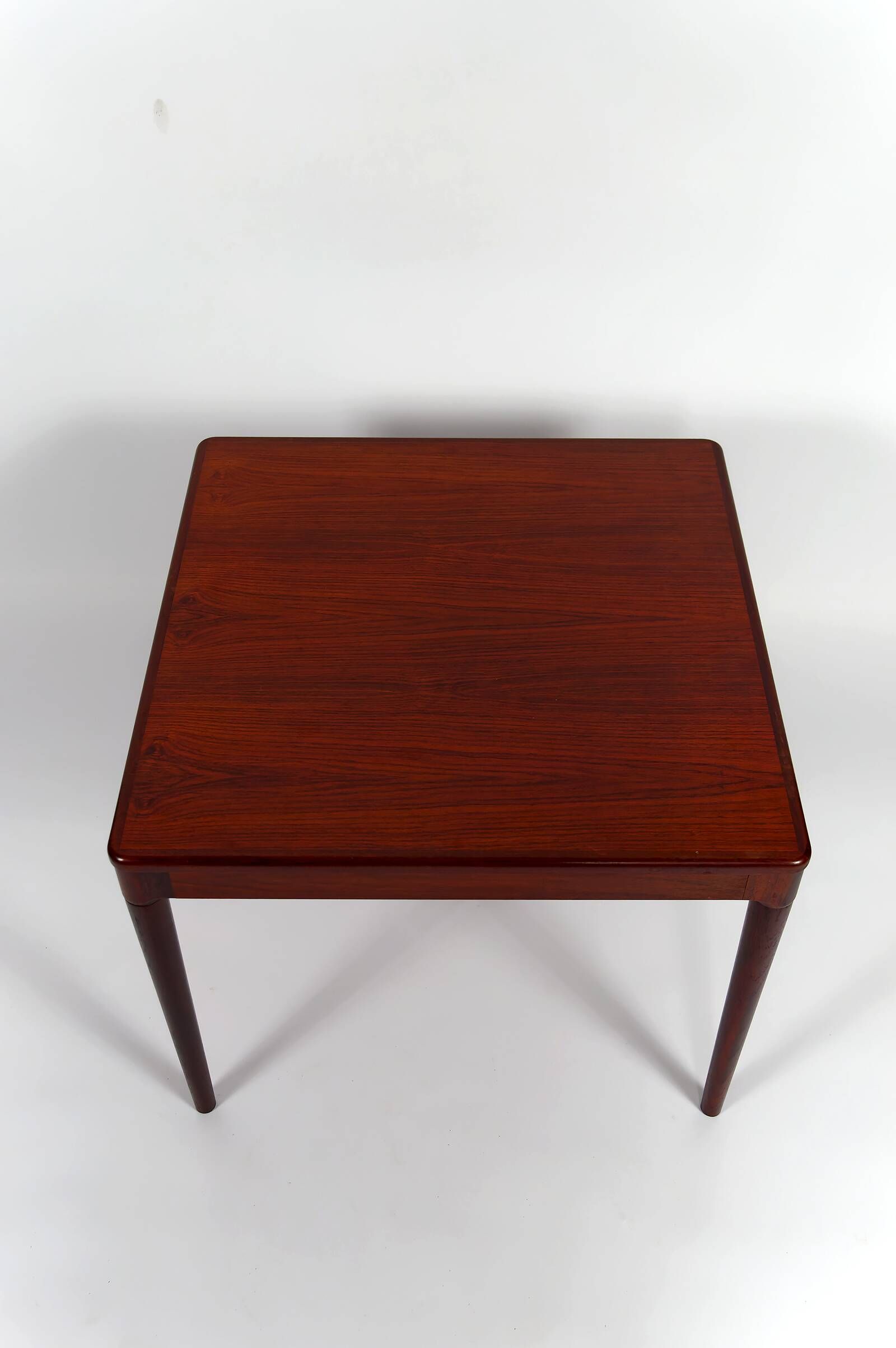 Scandinavian coffee table in exotic wood, around 1960.