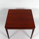 Scandinavian coffee table in exotic wood, around 1960.