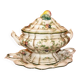 Decorative oval tureen & platter
