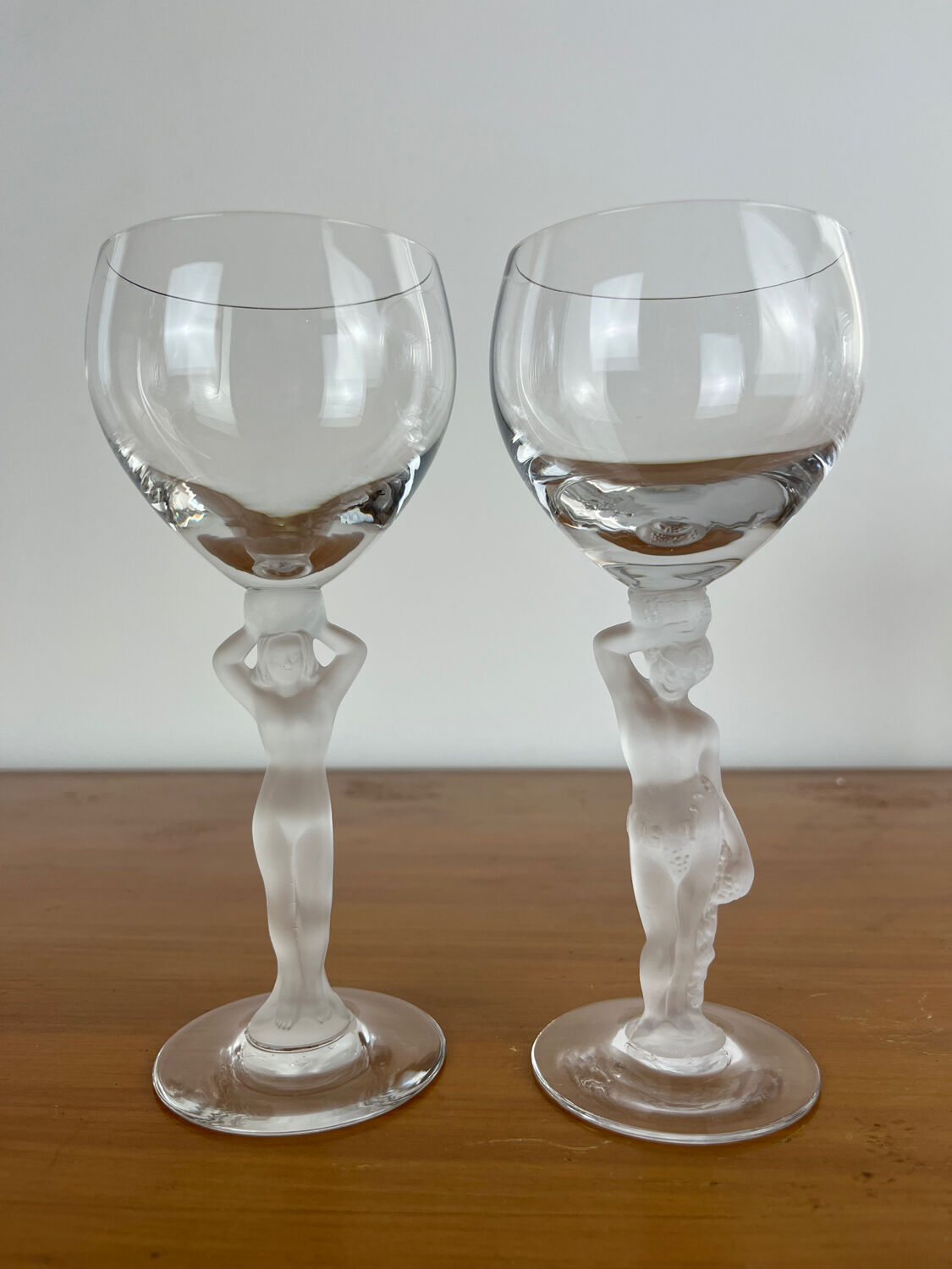 Bayel Venus and Bacchus 13 crystal wine glasses