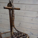 Rattan rocking horse