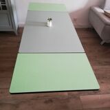 Table with formica extensions and oak