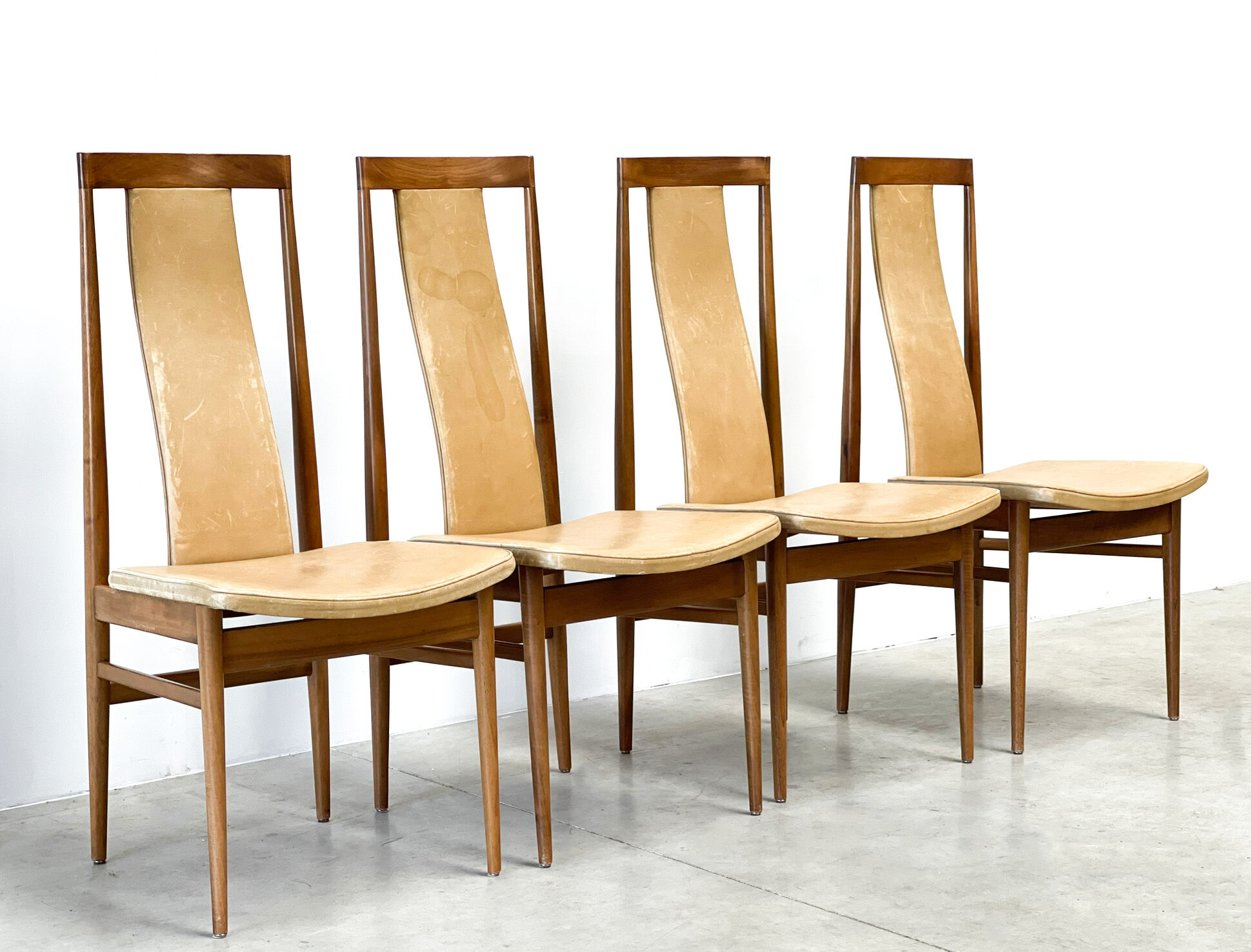 Oak dining chairs 1960s