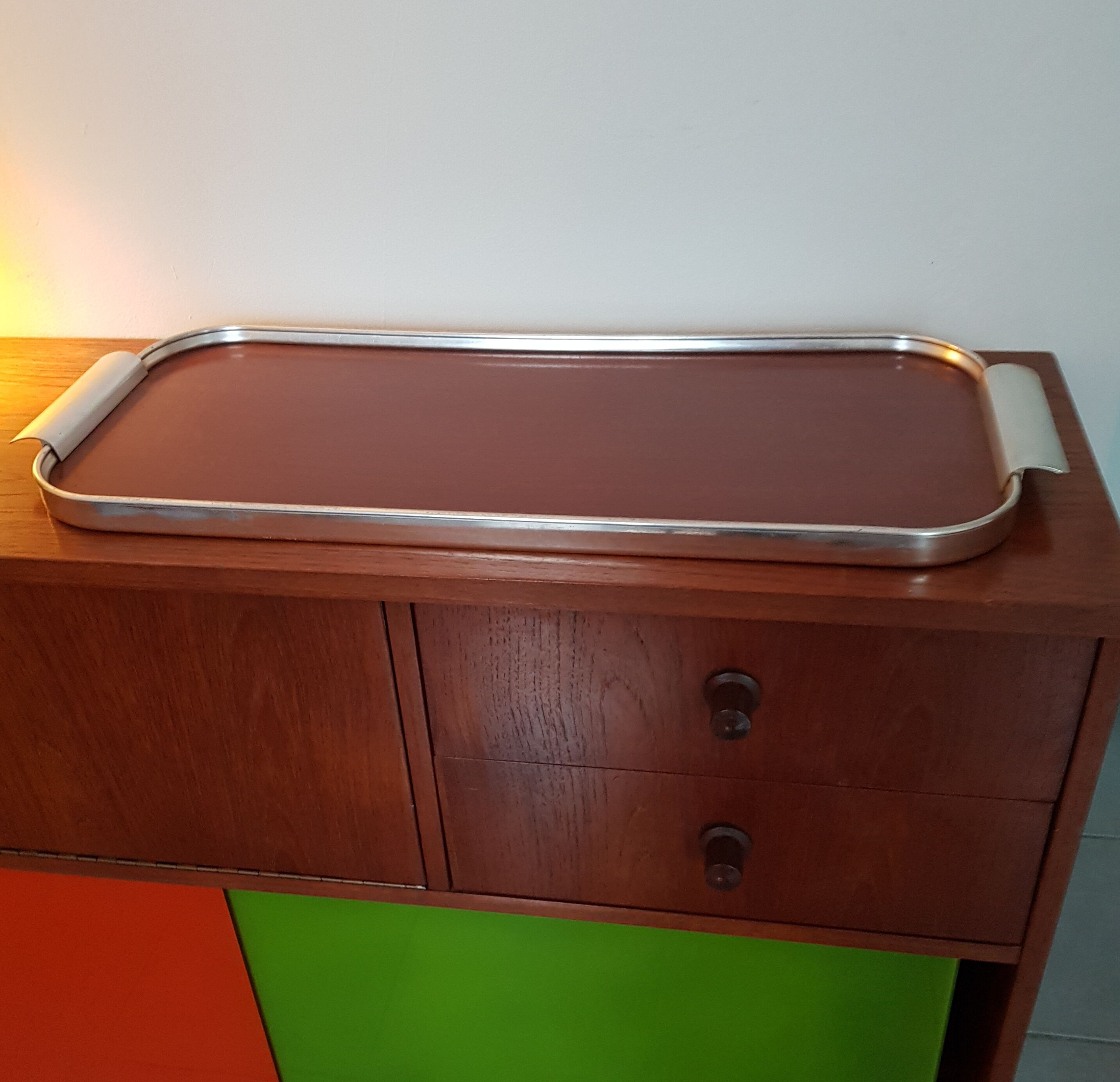 Tray in formica 1960