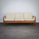 Mid-century Danish 3-seater sofa / daybed by Juul Kristensen (1970s)