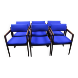 Set of #6 rudolf glatzel diningchairs (armrest). model emt0030