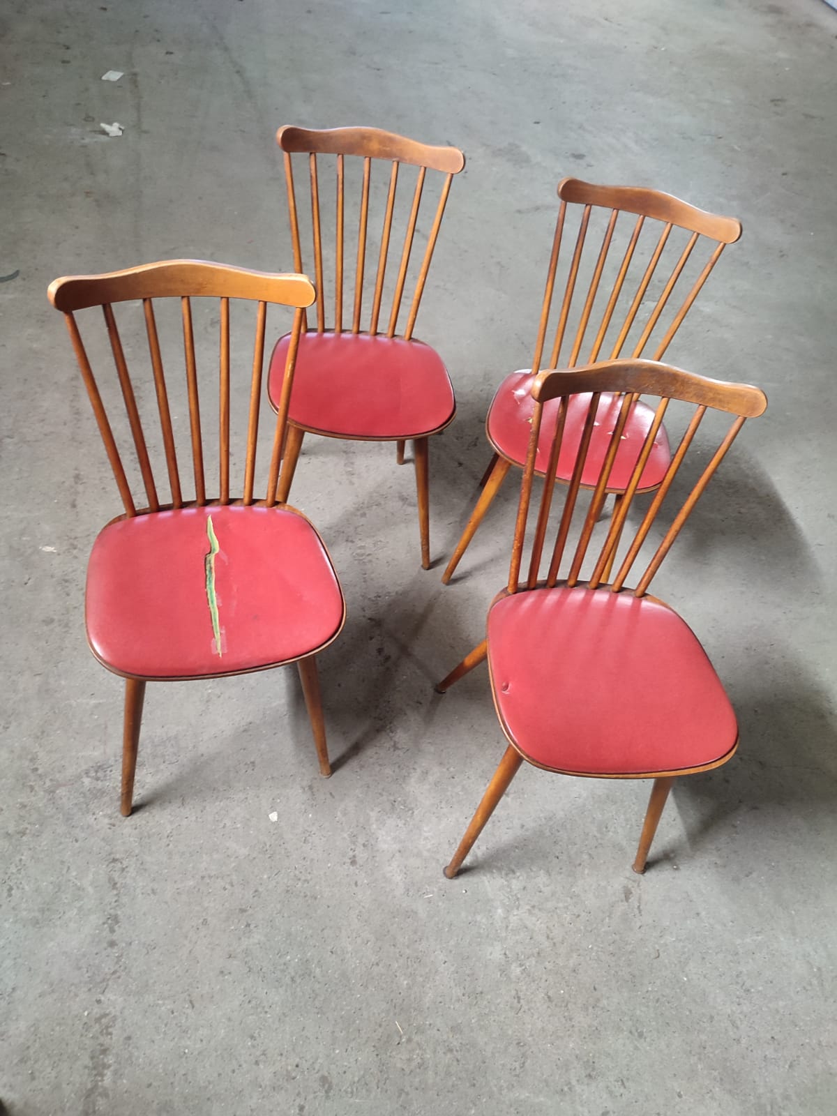 Lot 4 Chairs baumann
