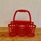 Vintage orange bottle holder