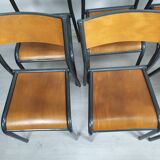 8 school chairs