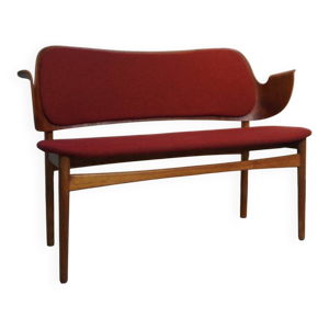 Banc en teck et chêne