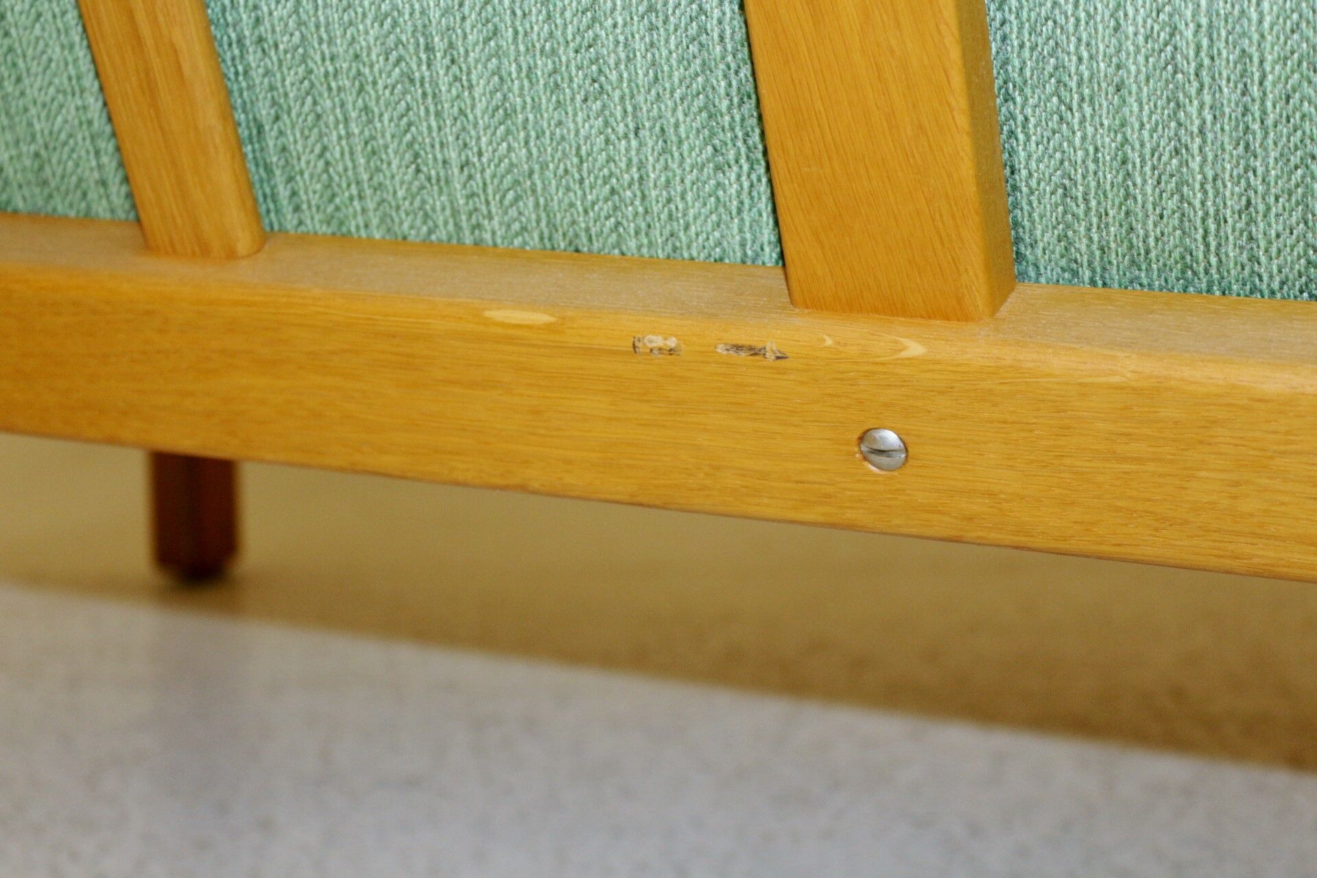 3-seater oak sofa, Sweden, 1960