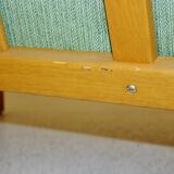 3-seater oak sofa, Sweden, 1960