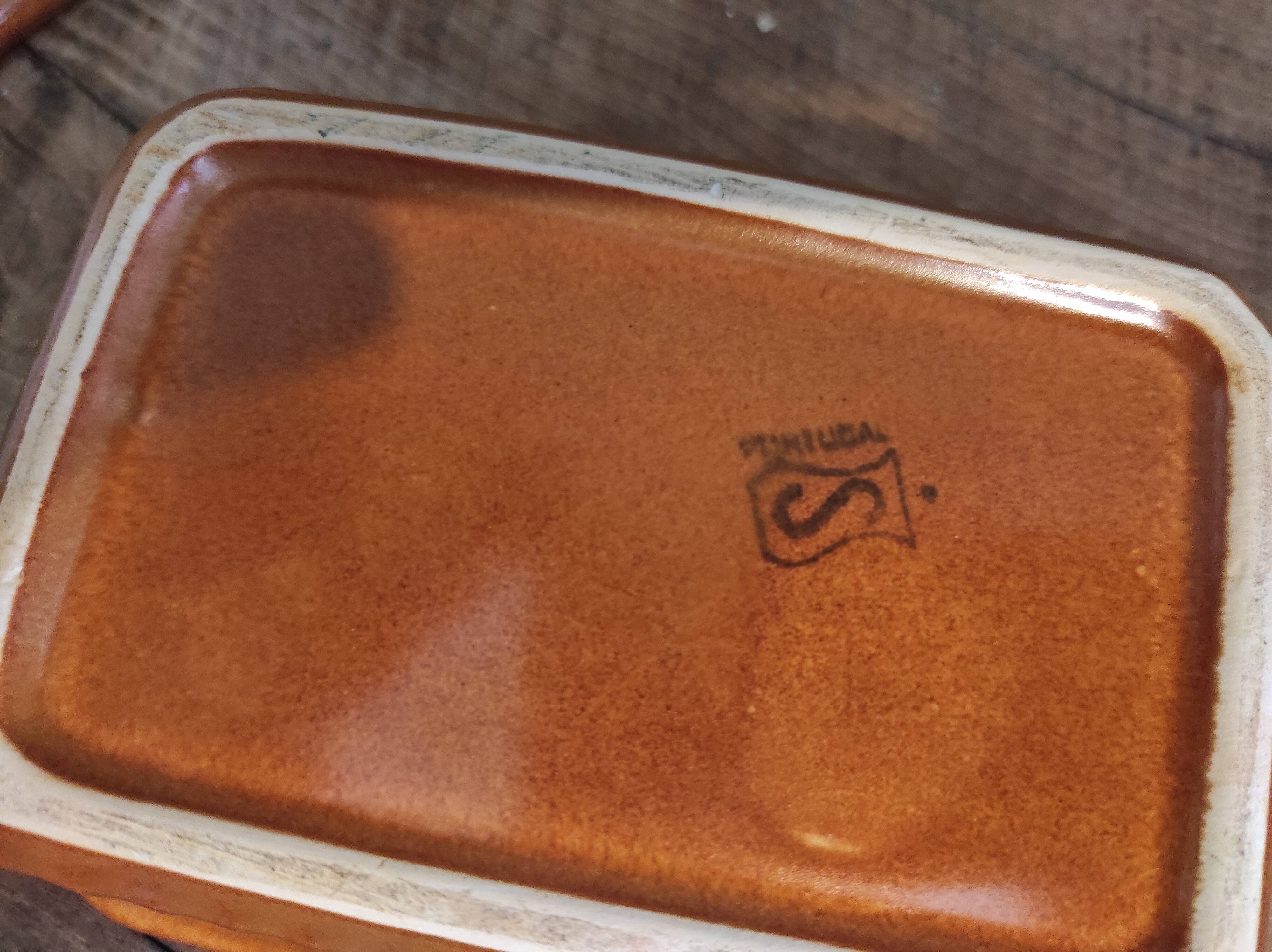 Vintage tureen for pâté rabbit shaped