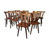 Set de 12 chaises bistrot