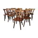 Set de 12 chaises bistrot