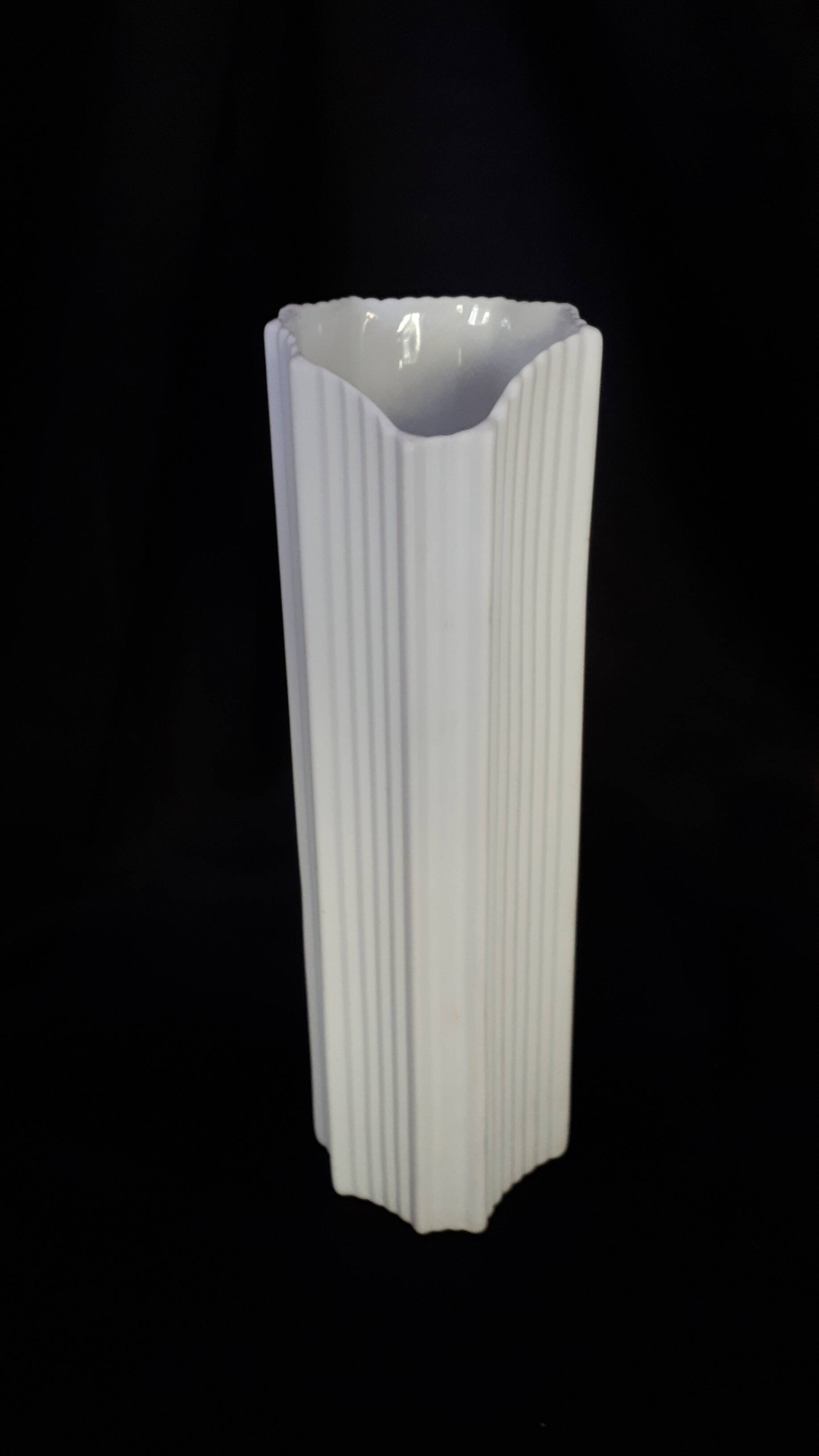 Porcelain vase Keiser design Manfred Frey 1970s,