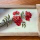 Art deco tray 1930 flowers