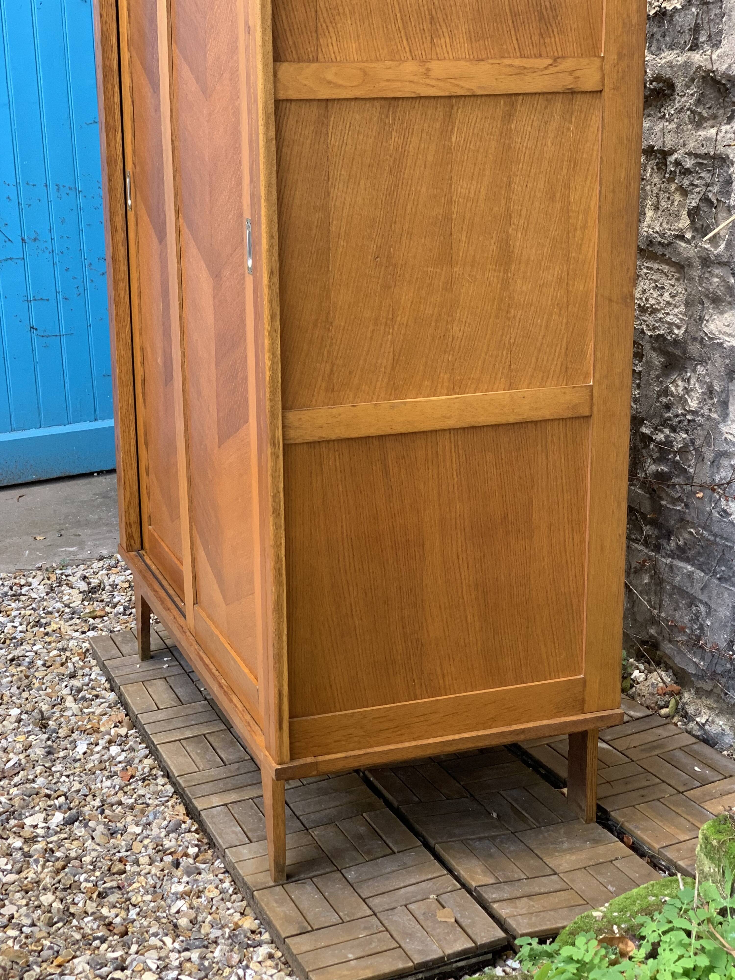 Vintage wardrobe compass feet wardrobe 1950