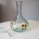 Old carafe bluish glass