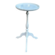 Tripod gueridon / Louis XVI style white patinated side table 1960