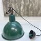Industrial, Loft Green Enamel Pendant Lamp OBg-1, 1960s