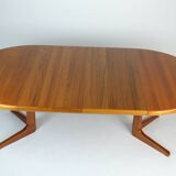 Vintage Teak Esstisch Dining Table Rund Erweiterbar Glostrup Danish Design