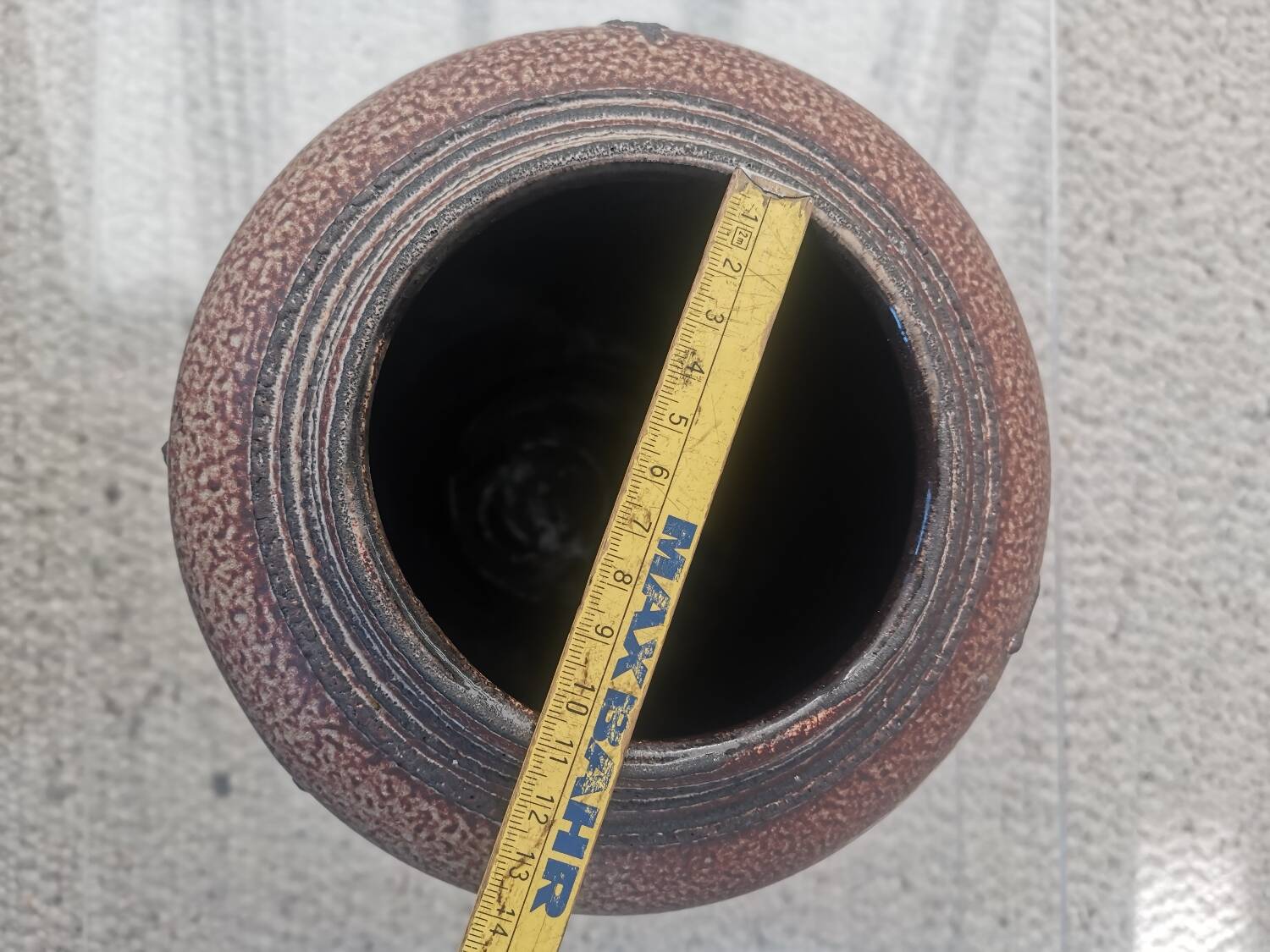 Mid Century Modern Ceramic Floor Vase – Vintage Maritime Ship Design –