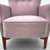 Pink armchair
