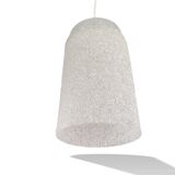 Vintage 60s minimalist white hanging lamp