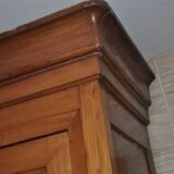 Antique solid oak wardrobe