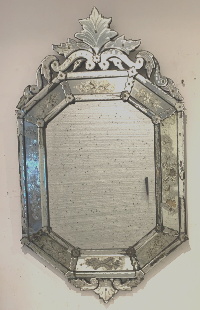 Miroir Vénitien a pare close XX siècle