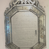 Venetian mirror with closed screen XX century